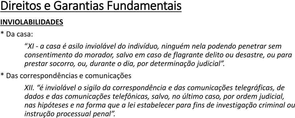 * Das correspondências e comunicações XII.