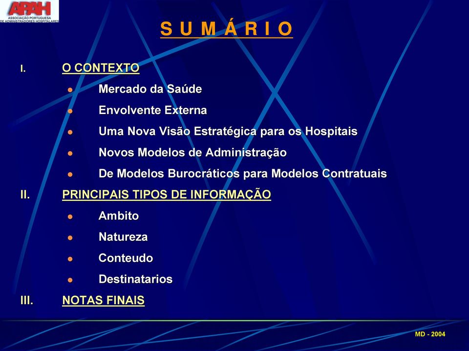 Novos Modelos de Administração!