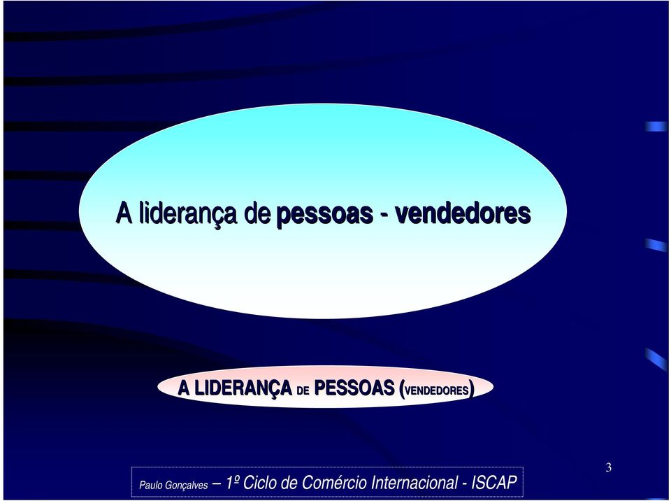 A LIDERANÇA DE