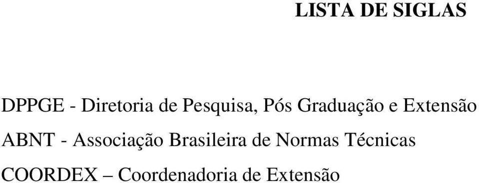 ABNT - Associação Brasileira de Normas
