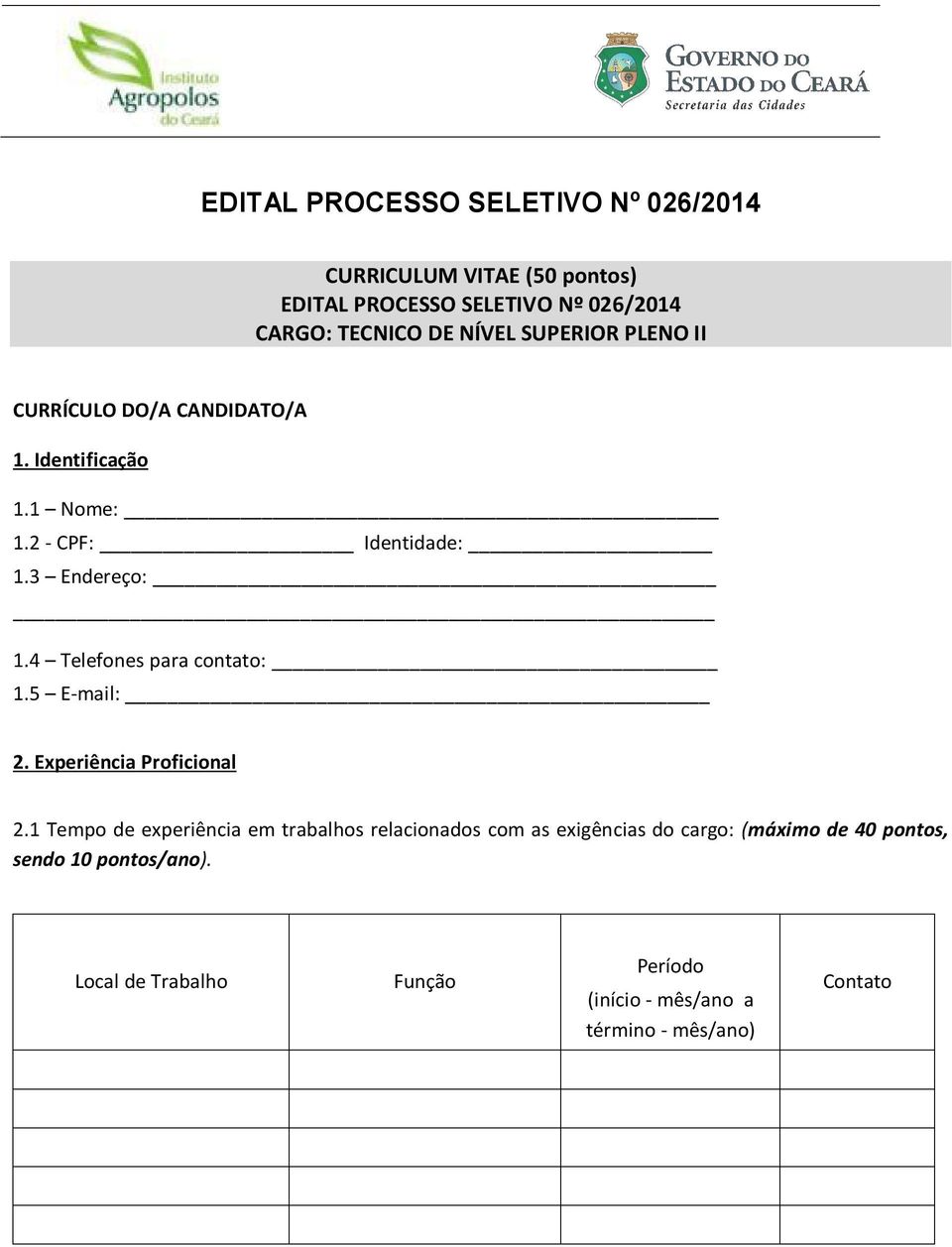 Experiência Proficional 2.