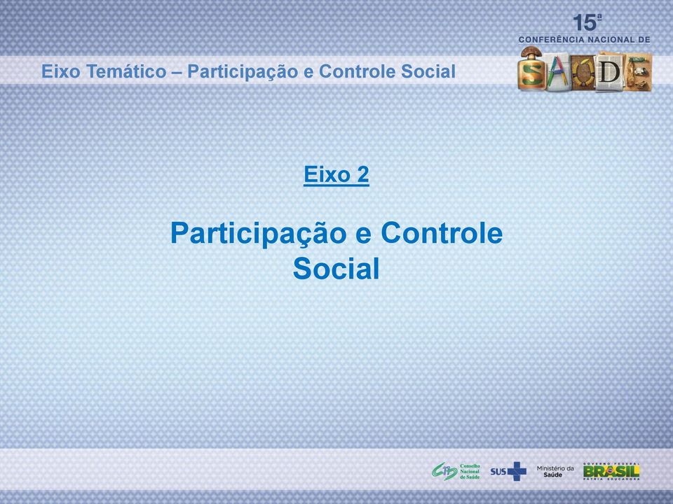 Controle Social Eixo