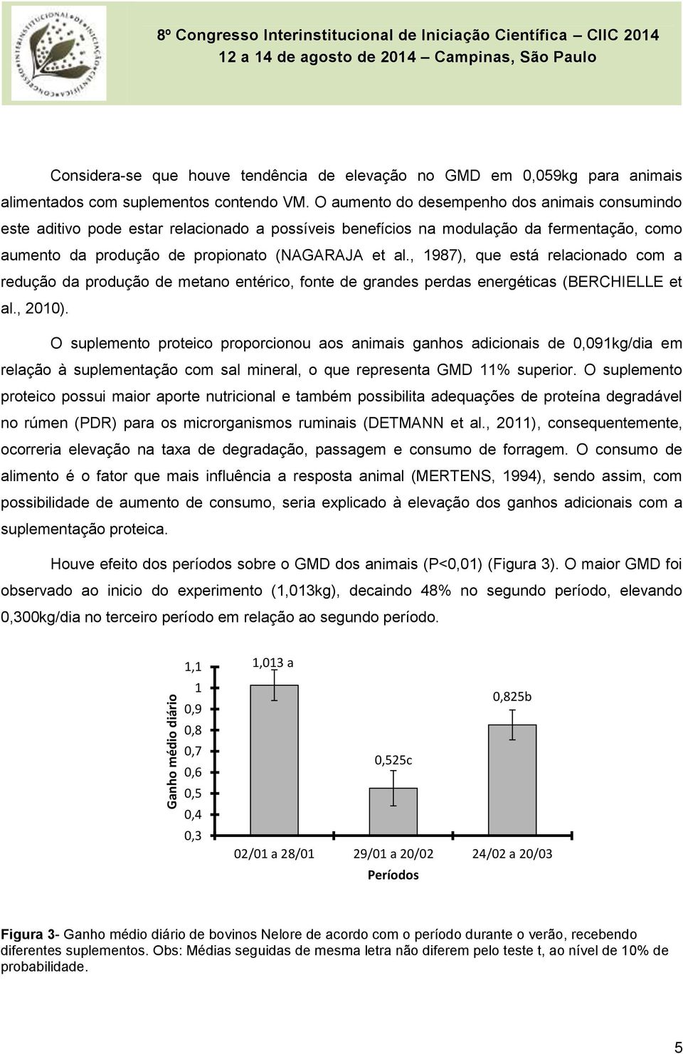 , 1987), que está relacionado com a redução da produção de metano entérico, fonte de grandes perdas energéticas (BERCHIELLE et al., 2010).