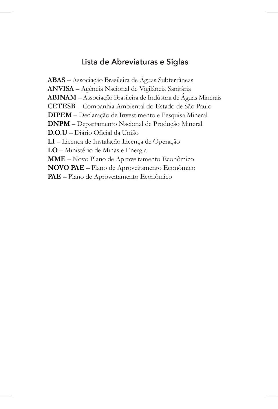 Pesquisa Mineral DNPM Departamento Nacional de Produção Mineral D.O.