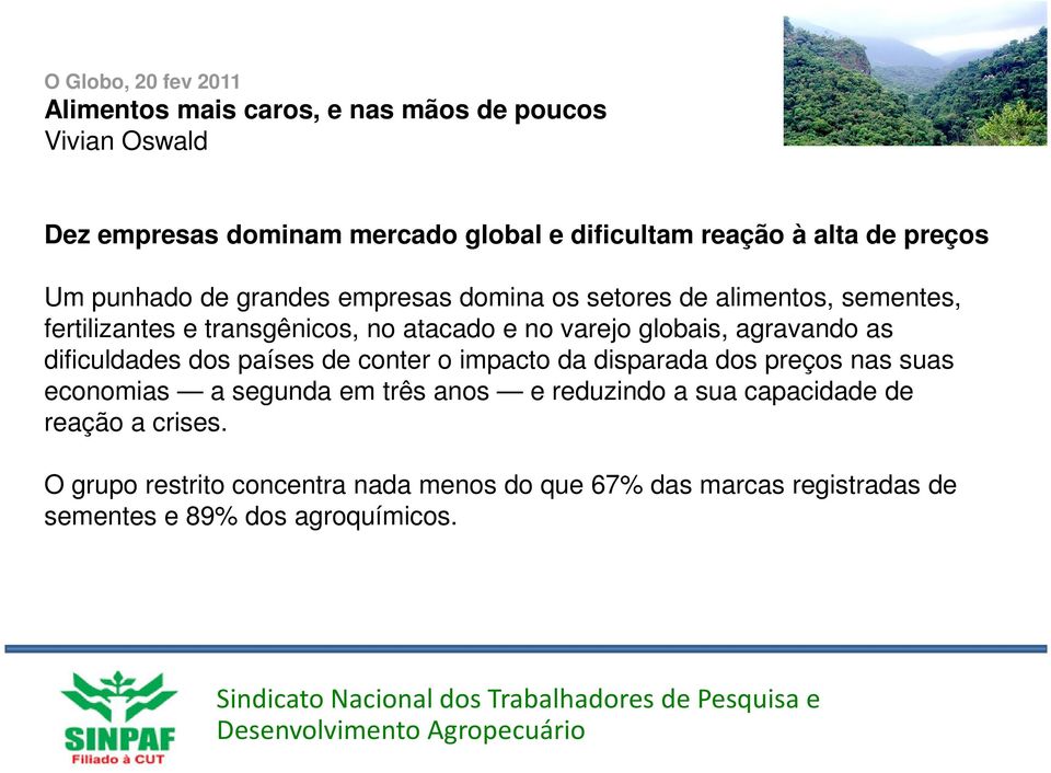 globais, agravando as dificuldades dos países de conter o impacto da disparada dos preços nas suas economias a segunda em três anos e