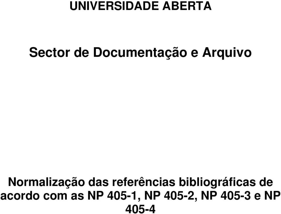 das referências bibliográficas de