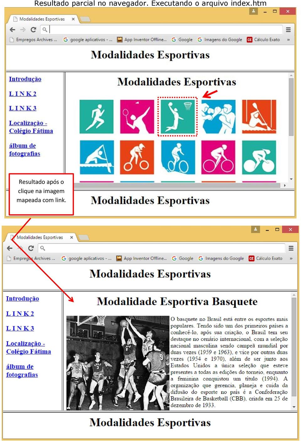 Executando o arquivo index.