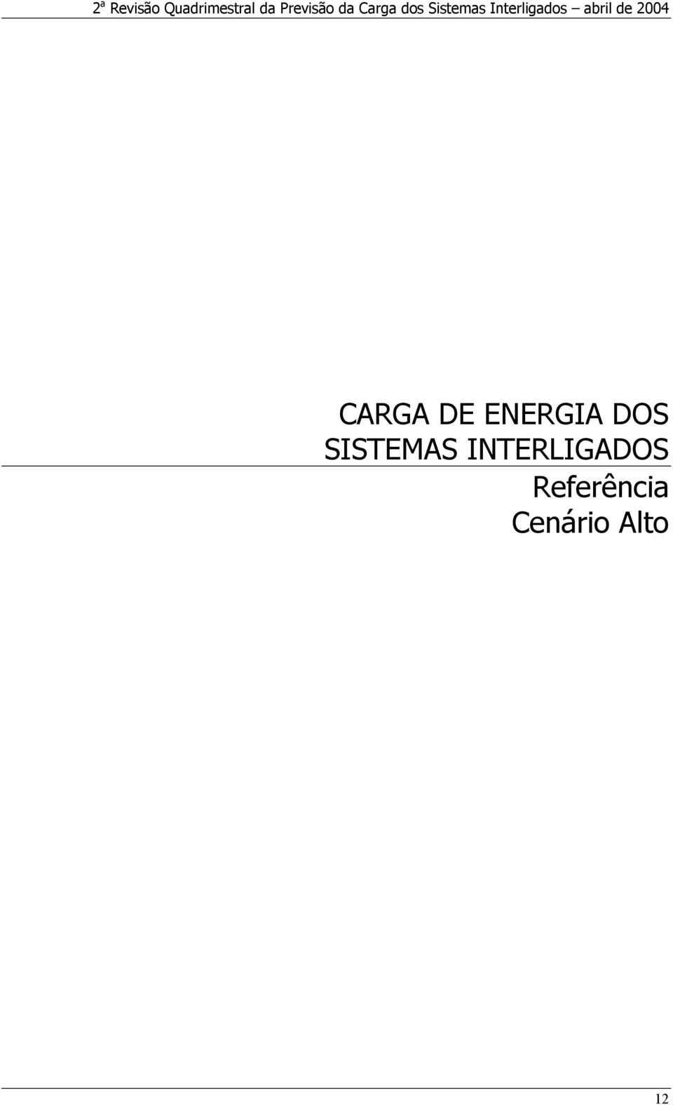 abril de 2004 CARGA DE ENERGIA DOS