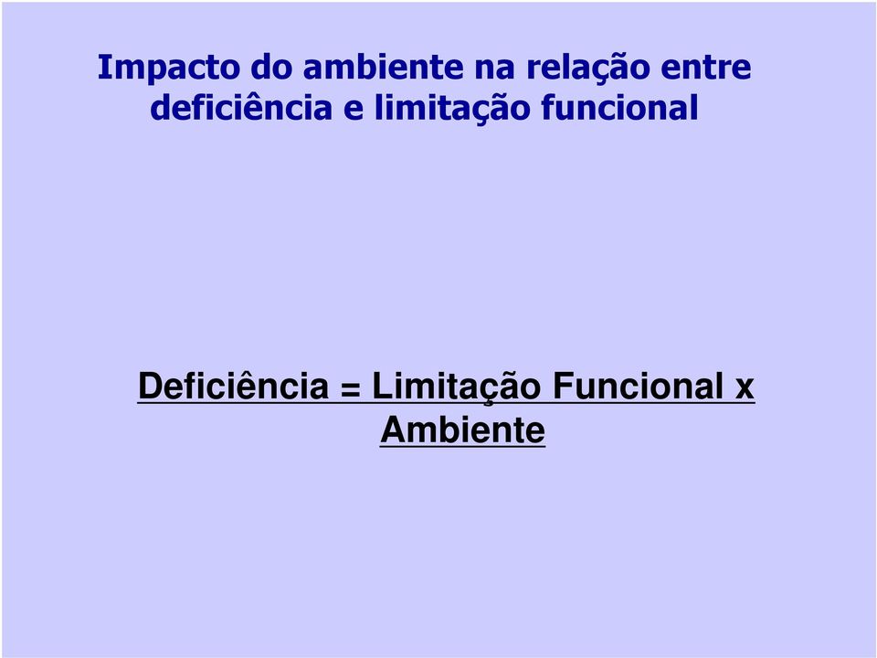 limitação funcional