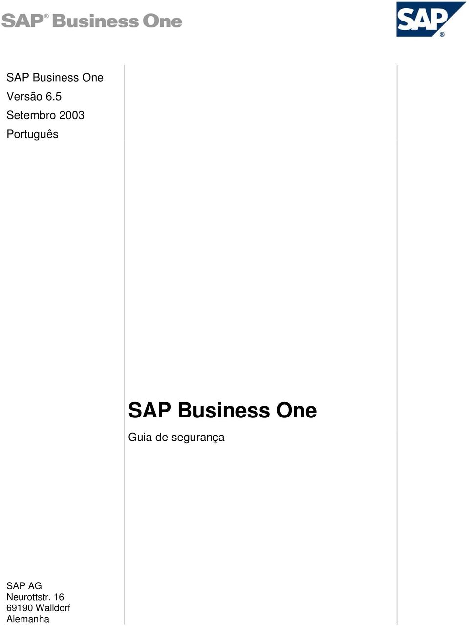SAP Business One Guia de