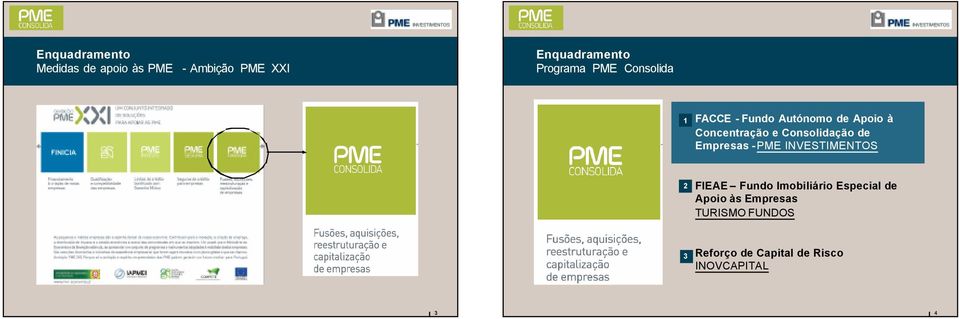 Consolidação de Empresas - PME INVESTIMENTOS 1 FIEAE Fundo Imobiliário