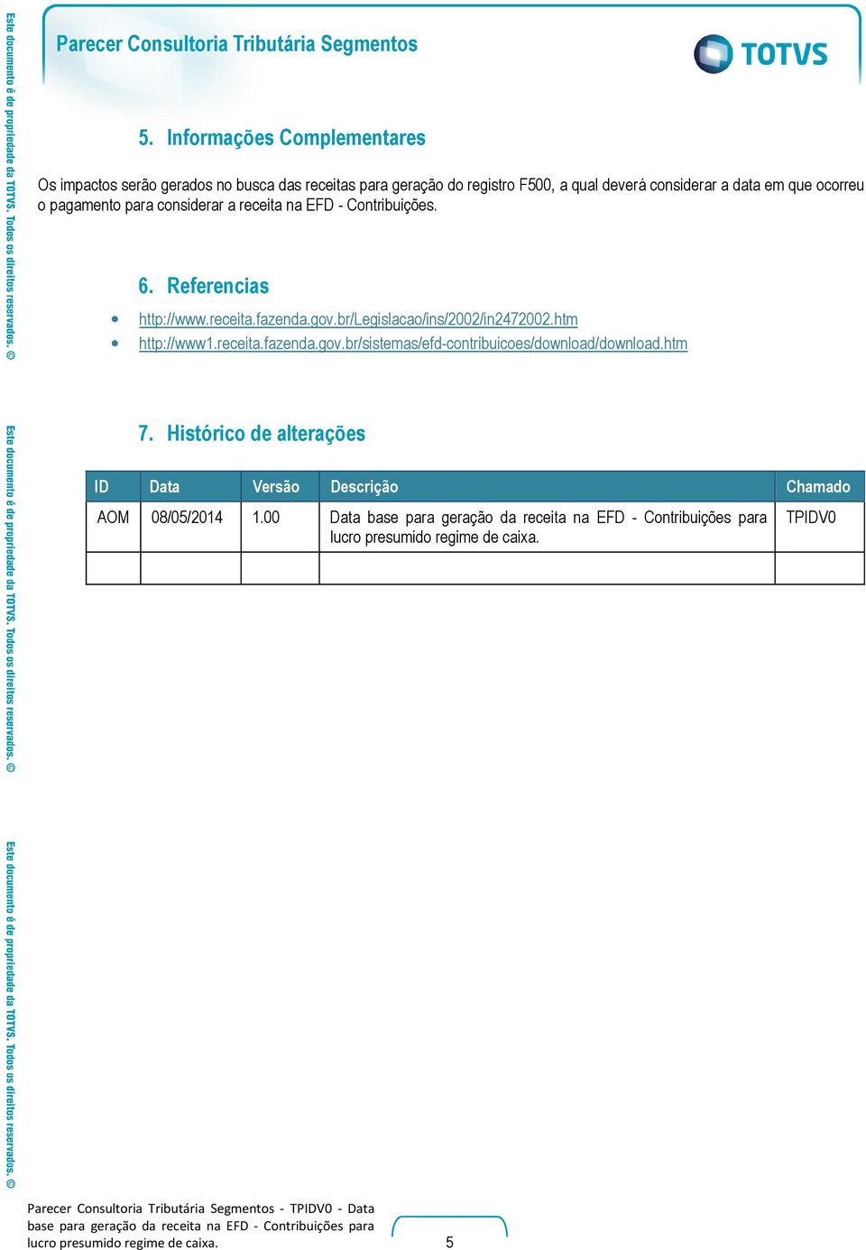 Referencias http://www.receita.fazenda.gov.br/legislacao/ins/2002/in2472002.htm http://www1.receita.fazenda.gov.br/sistemas/efd-contribuicoes/download/download.