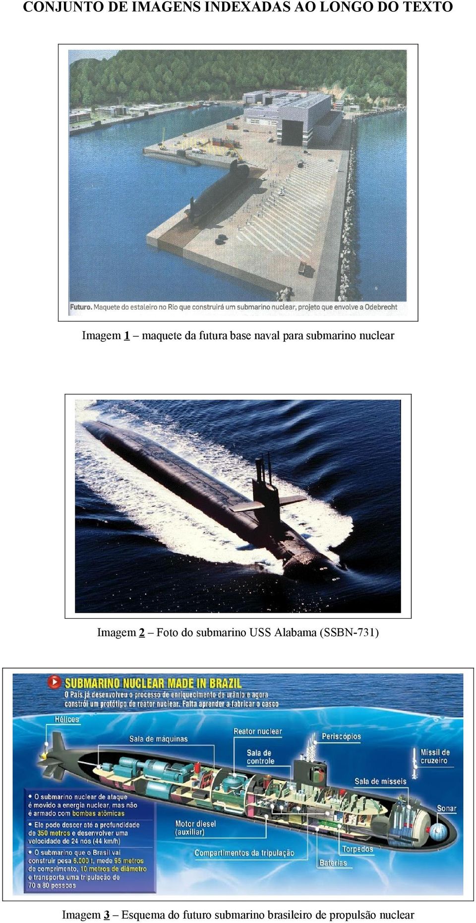 Imagem 2 Foto do submarino USS Alabama (SSBN-731) Imagem