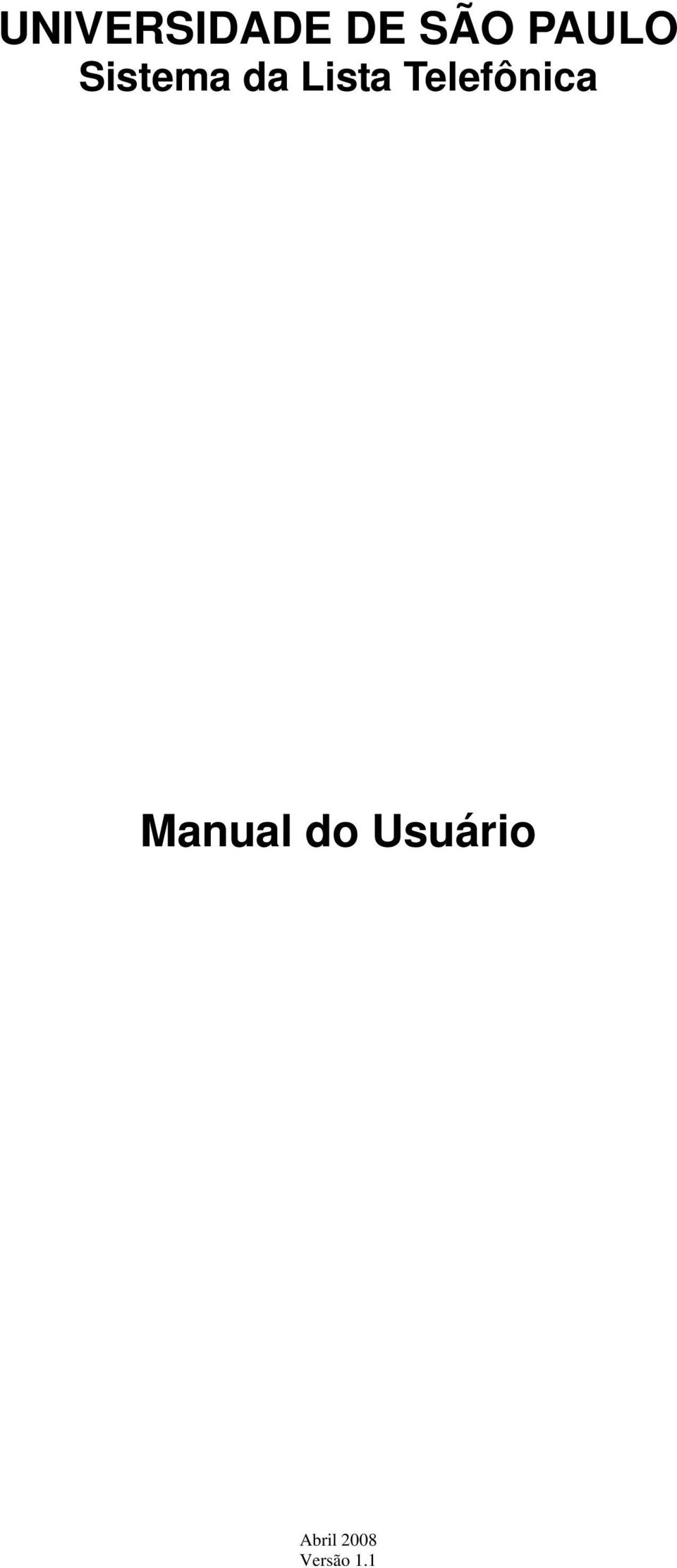 Telefônica Manual do