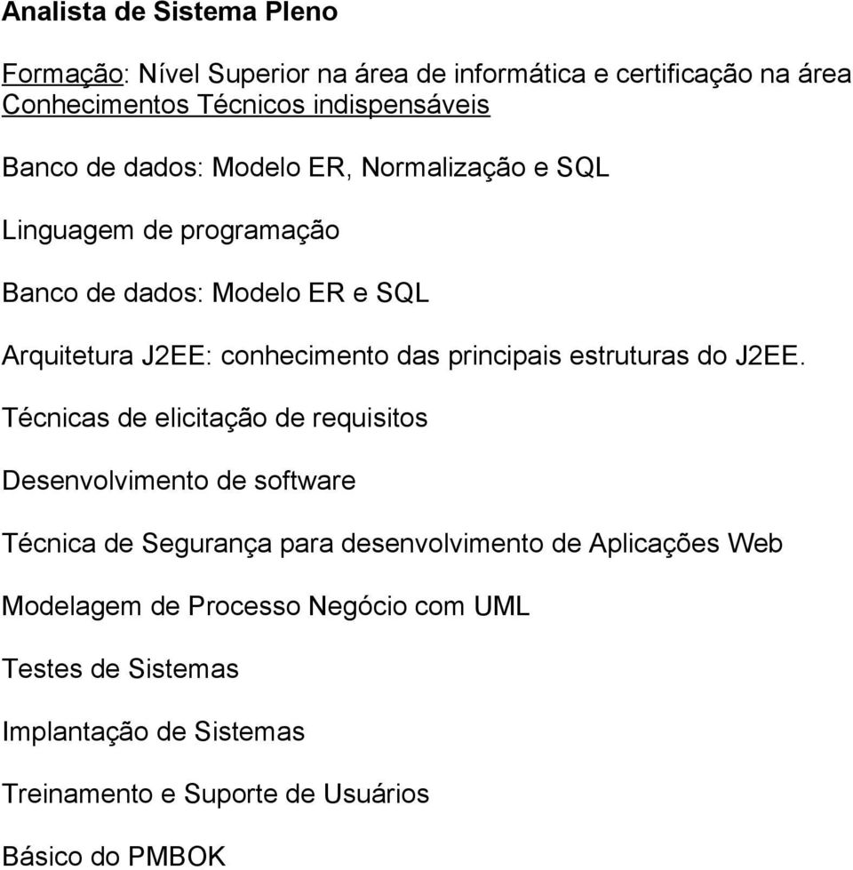 principais estruturas do J2EE.