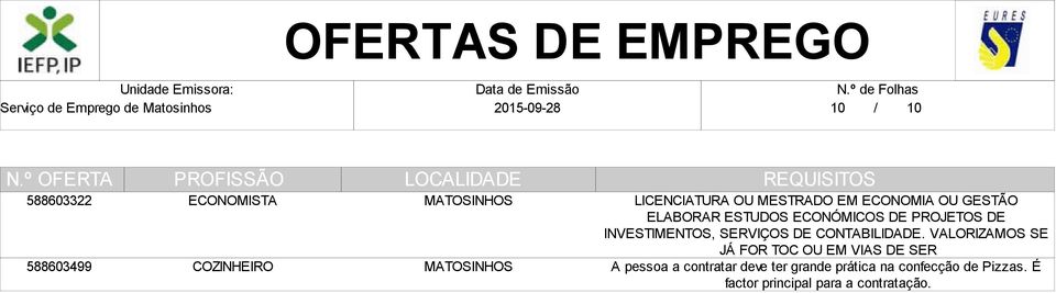 SERVIÇOS DE CONTABILIDADE.