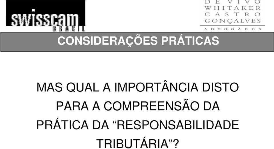 COMPREENSÃO DA PRÁTICA