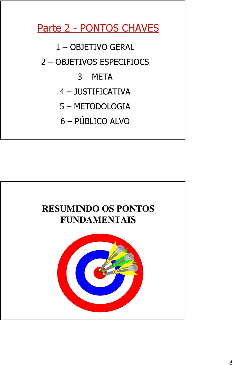 4 JUSTIFICATIVA 5 METODOLOGIA 6