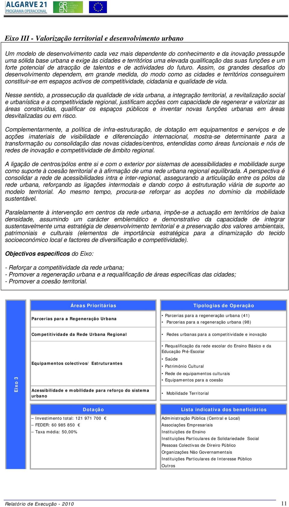 Assim, os grandes desafios do desenvolvimento dependem, em grande medida, do modo como as cidades e territórios conseguirem constituir-se em espaços activos de competitividade, cidadania e qualidade