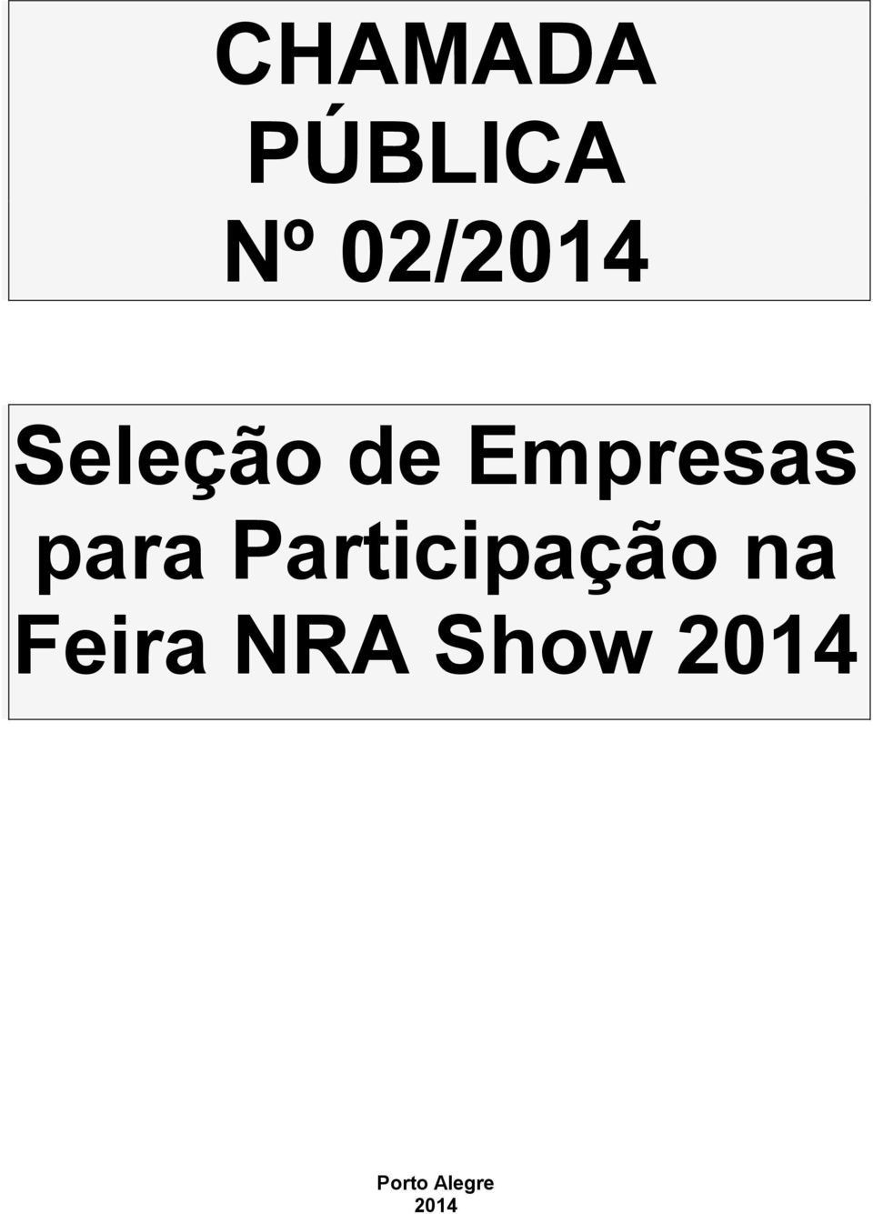 Participação na Feira NRA