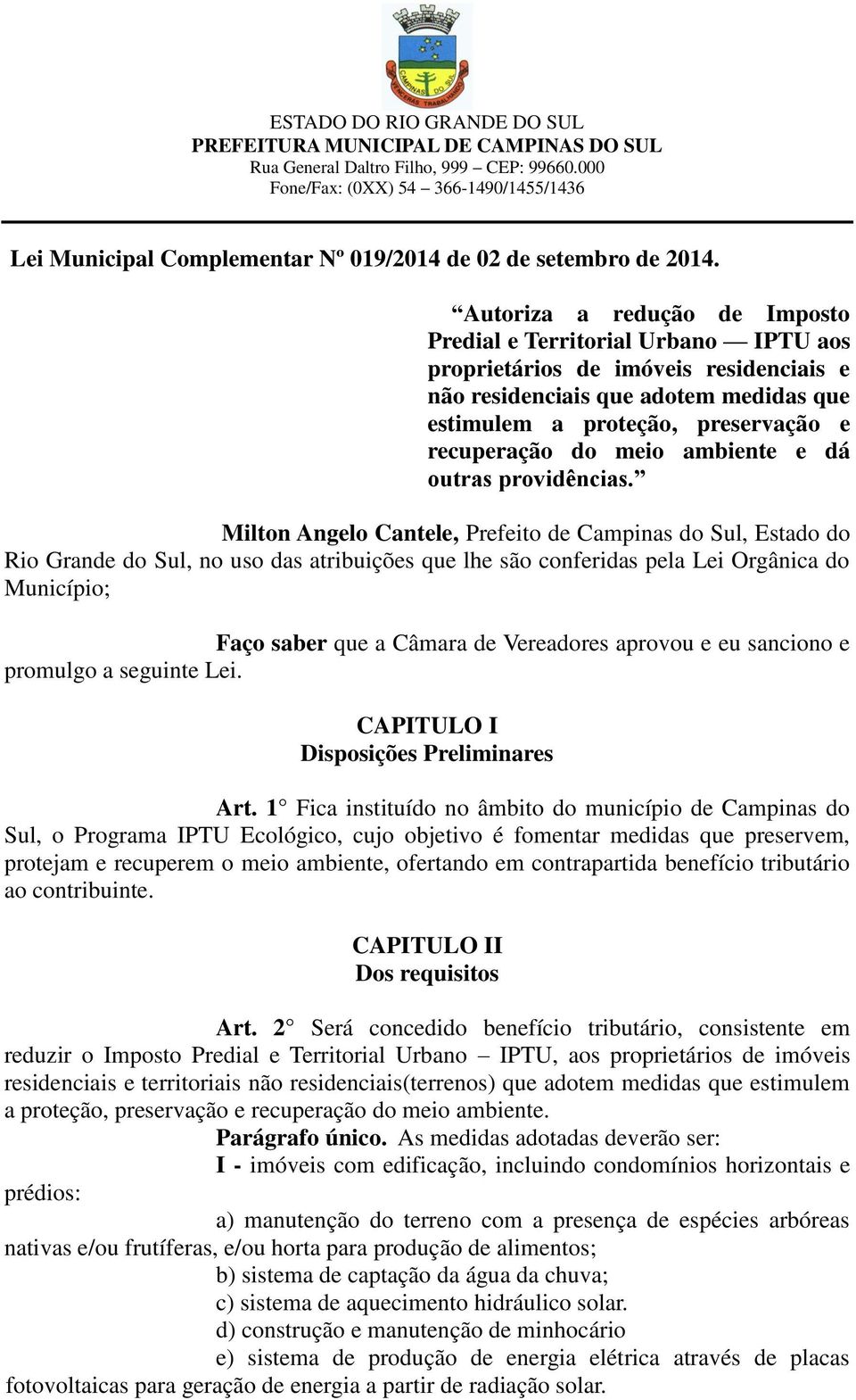 meio ambiente e dá outras providências.