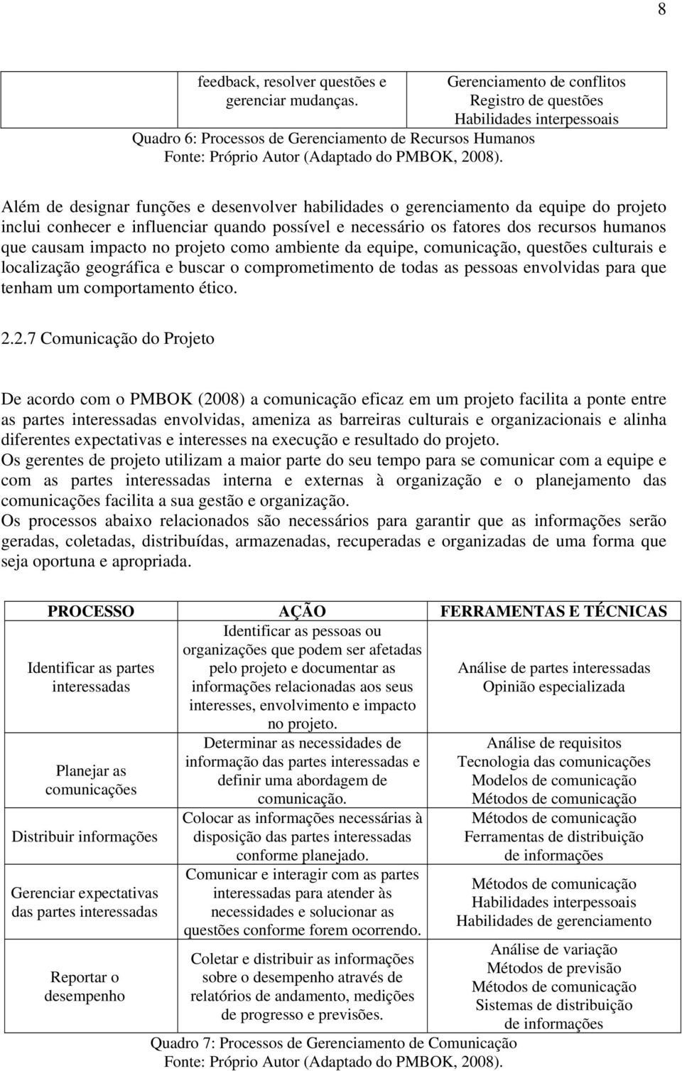 possível e necessário os fatores dos recursos humanos que causam impacto no projeto como ambiente da equipe, comunicação, questões culturais e localização geográfica e buscar o comprometimento de