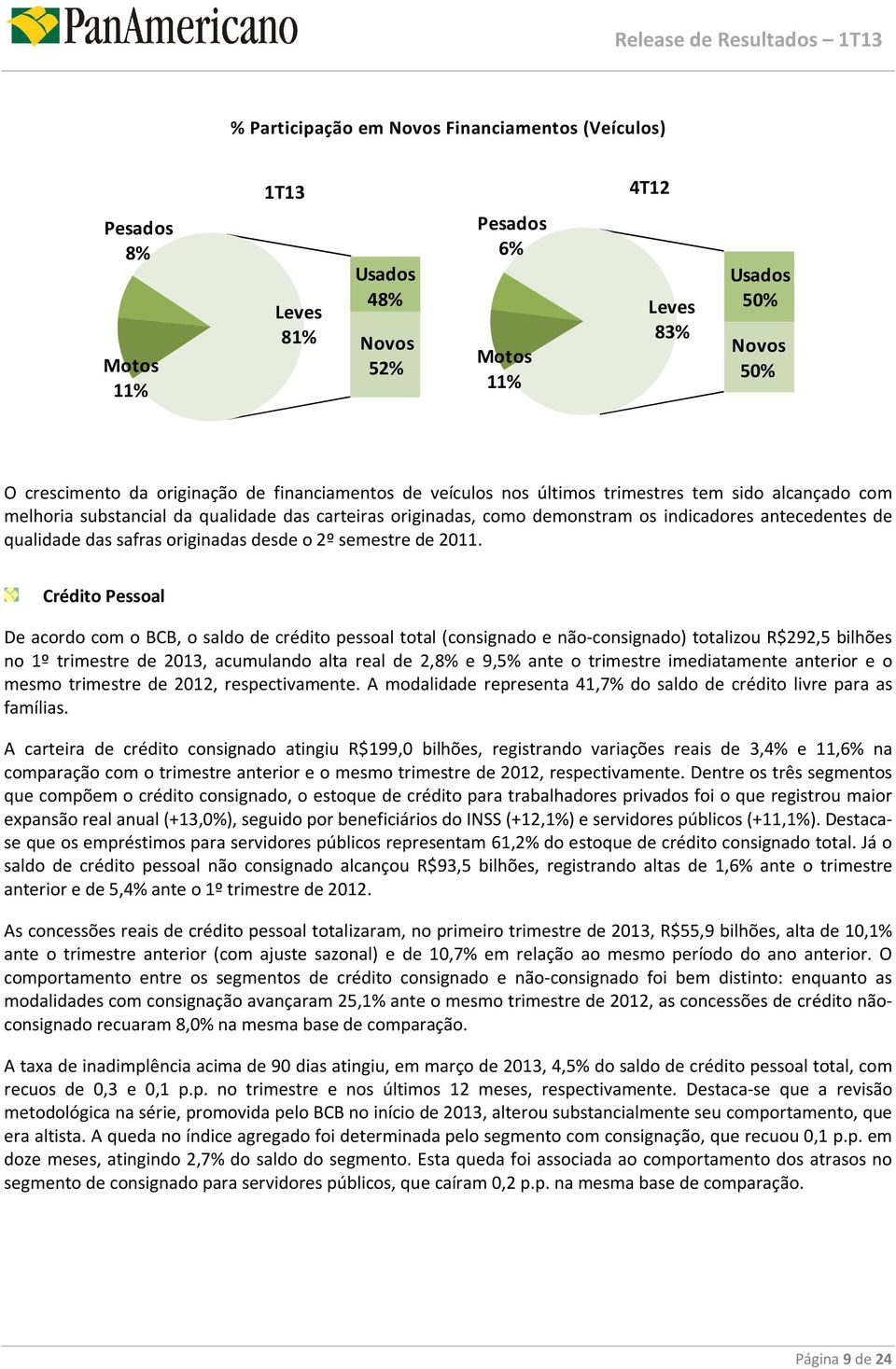 safras originadas desde o 2º semestre de 2011.