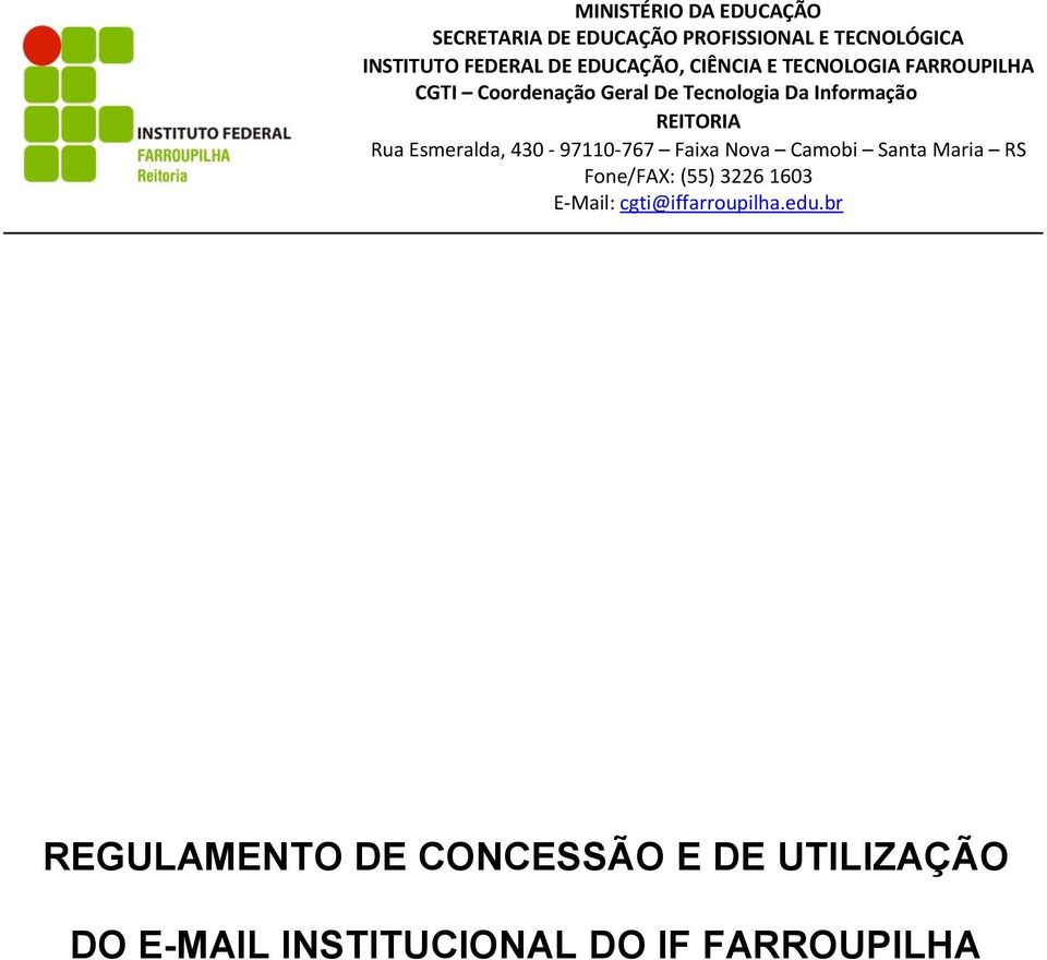 UTILIZAÇÃO DO E-MAIL