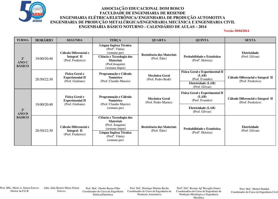 Claudio Marcio) (Prof. Claudio Marcio) (Profª.