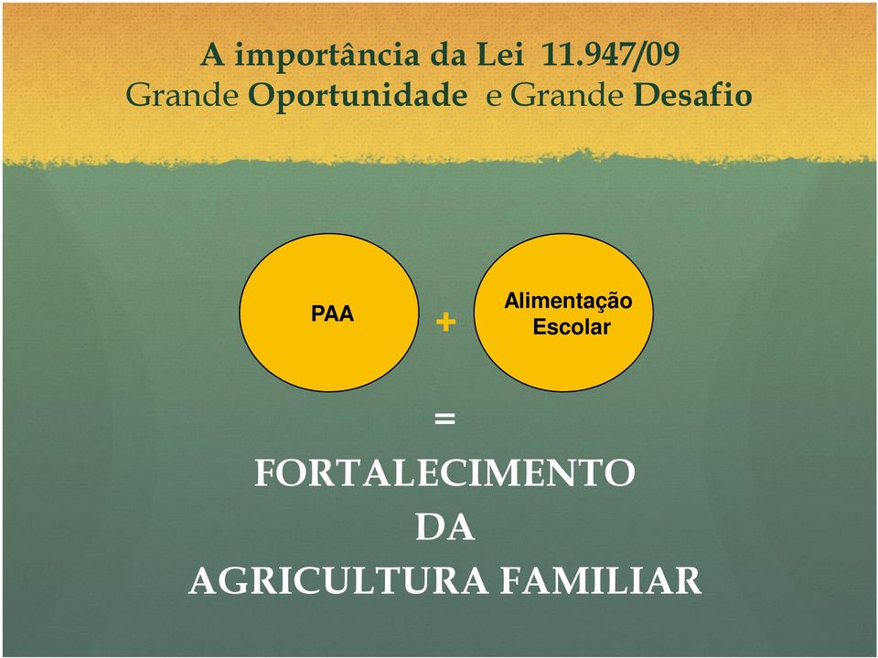 Grande Desafio PAA Alimentação +