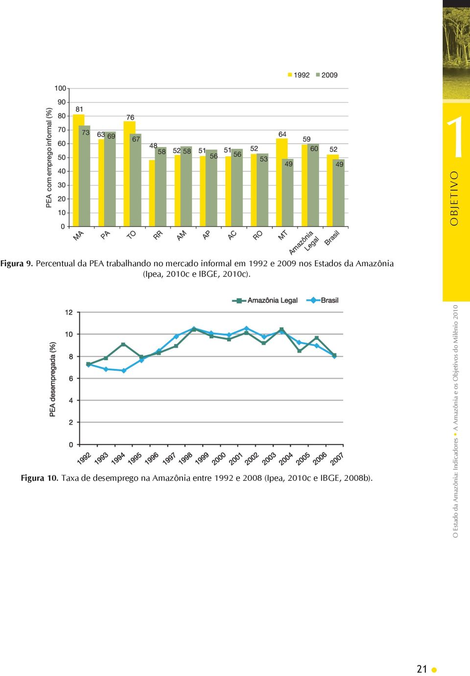 1992 e 2009 nos Estados da Amazônia (Ipea, 2010c e