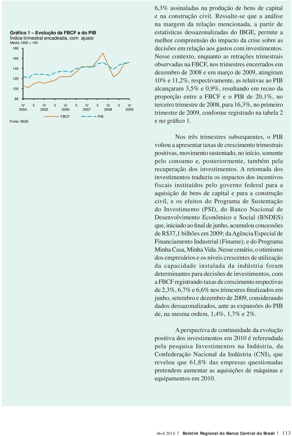 Ressalte-se que a análise na margem da relação mencionada, a partir de estatísticas dessazonalizadas do IBGE, permite a melhor compreensão do impacto da crise sobre as decisões em relação aos gastos