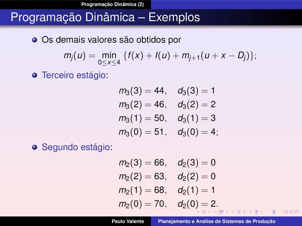 3 (2) = 2 m 3 (1) = 50, d 3 (1) = 3 m 3 (0) = 51, d 3 (0) = 4; m 2 (3) = 66, d 2