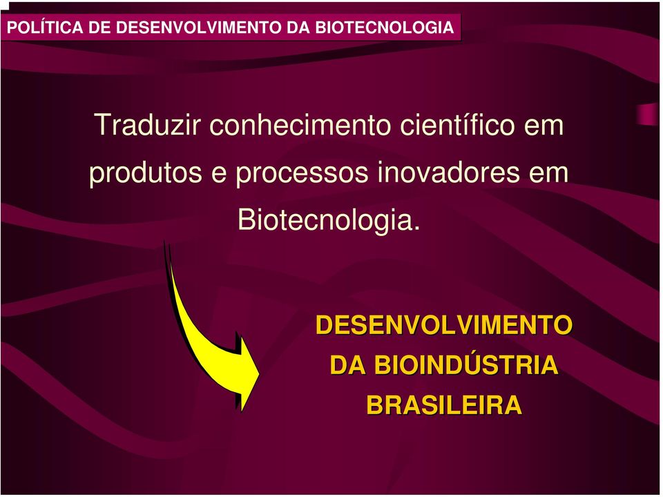 científico em produtos e processos