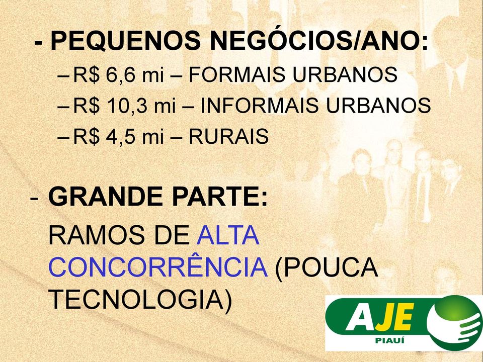 URBANOS R$ 4,5 mi RURAIS - GRANDE