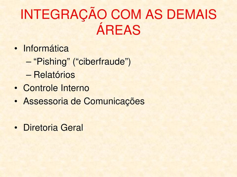 ) Relatórios Controle Interno