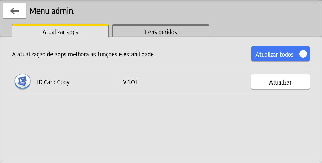 2. Como Utilizar o Site Para Download de Aplicações Atualizar Aplicações O procedimento para atualizar aplicações é descrito abaixo.