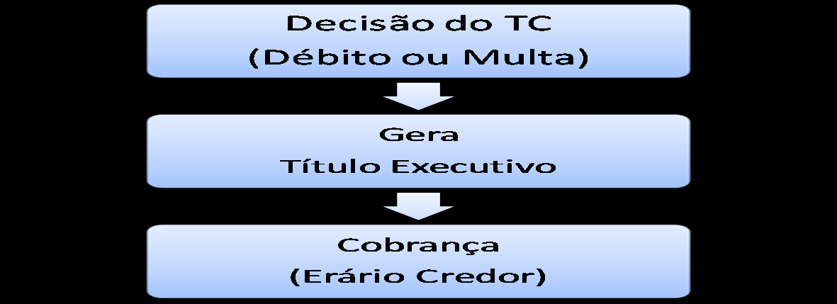 Todavia, não competem aos Tribunais de Contas procederem à execução de suas decisões.