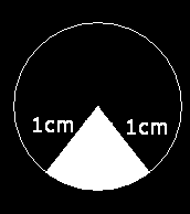 13ª Aula 4- Área de um segmento circular: Área do Círculo e suas partes 1- Área de um círculo: A = πr² Asegmento circular = Asetor - AtriânguloAOB EXERCÍCIOS DE AULA: A= área do circulo.