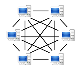 Sistemas distribuídos Sistemas Peer-to-Peer Cada máquina existente na rede disponibiliza os seus recursos aos outros postos dessa