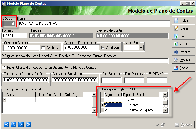 referenciadas de acordo com o Plano de Contas Referencial da Receita Federal.