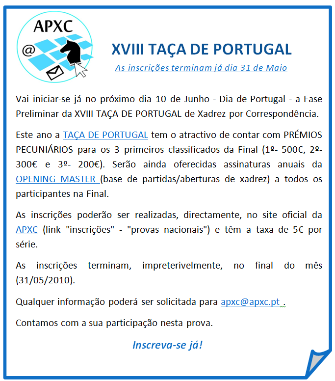 Associação Portuguesa de Xadrez por Correspondência