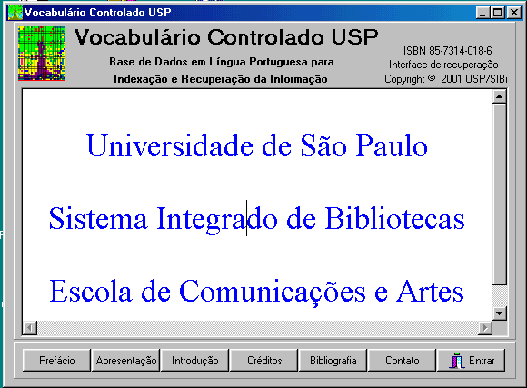 Vocabulário Controlado USP Versão