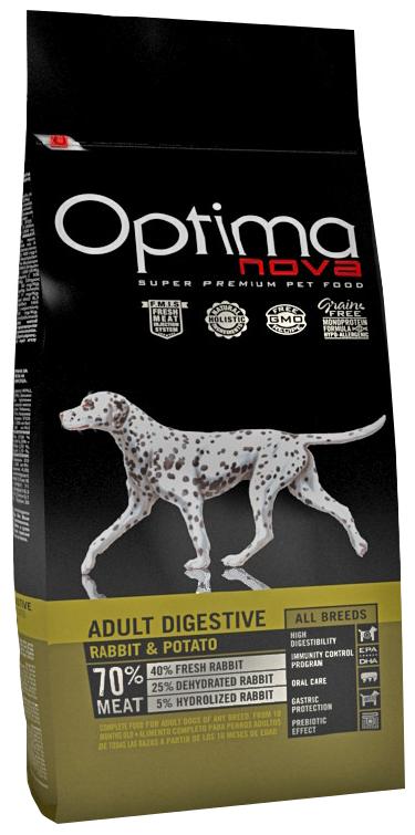 OPTIMA NOVA DOG ADULT MINI CHICKEN & POTATO (GRAIN FREE) Alimento Super Premium sem cereais para cães adultos de raças pequenas (a partir dos 10 meses de vida).