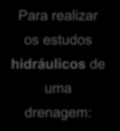 ESTUDOS DE UM SISTEMA DE DRENAGEM Os estudos relacionados à drenagem urbana envolvem Engenheiros ligados à Hidrologia, Hidráulica e Sócio Econômico.