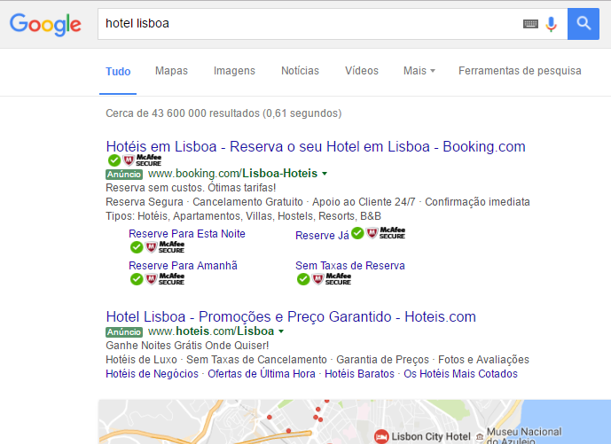 Anúncios Google Adwords A forma mais rápida de colocar o seu website no topo dos resultados nas pesquisas do Google.