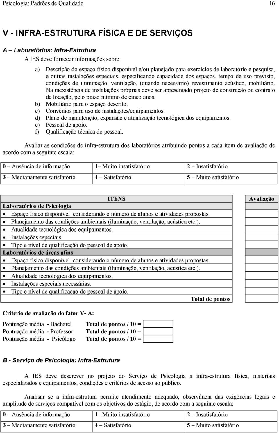 necessário) revestimento acústico, mobiliário. Na inexistência de instalações próprias deve ser apresentado projeto de construção ou contrato de locação, pelo prazo mínimo de cinco anos.