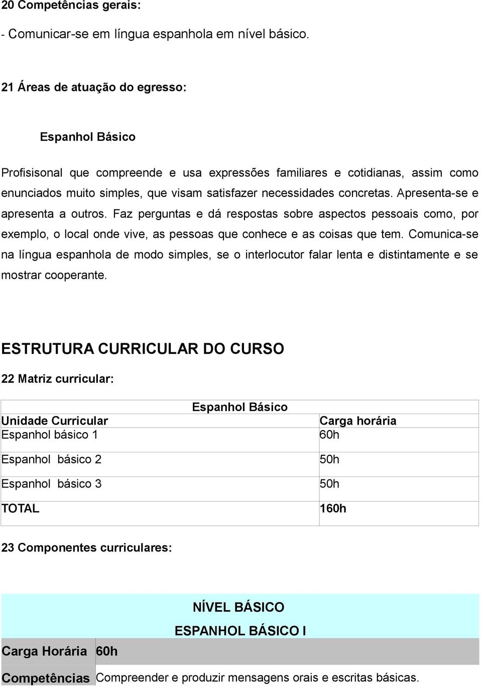 Apresenta-se e apresenta a outros. Faz perguntas e dá respostas sobre aspectos pessoais como, por exemplo, o local onde vive, as pessoas que conhece e as coisas que tem.