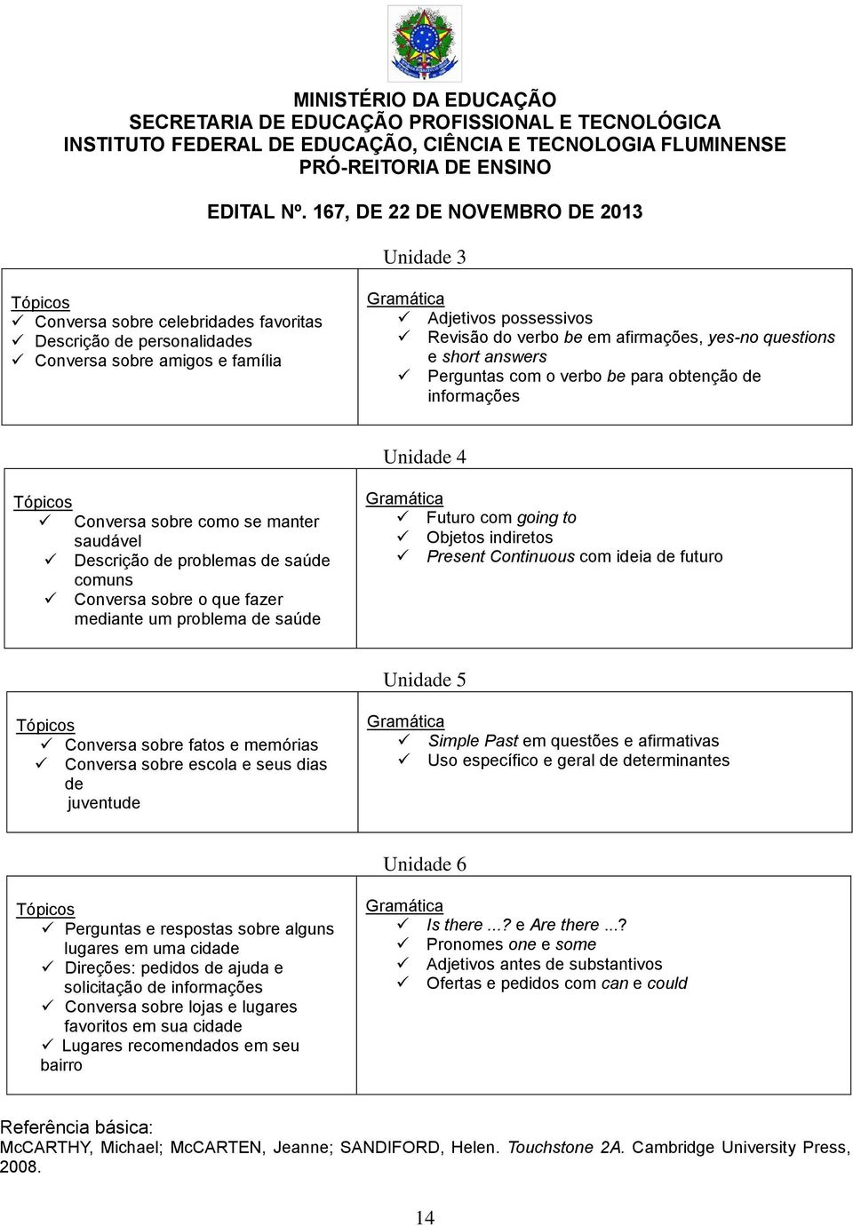 Futuro com going to Objetos indiretos Present Continuous com ideia de futuro Unidade 5 Conversa sobre fatos e memórias Conversa sobre escola e seus dias de juventude Simple Past em questões e