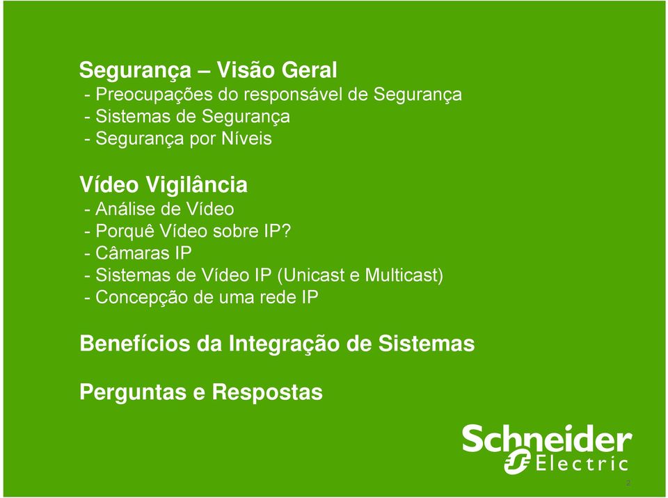 Vídeo sobre IP?